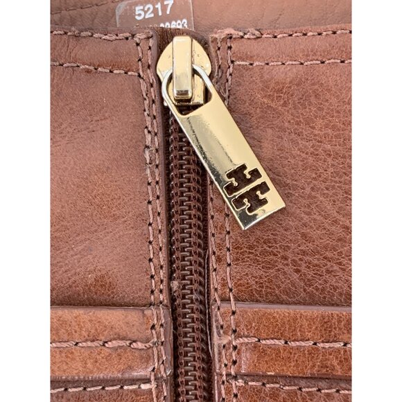 Tory Burch Leather Riding Boots Size 8.5M Brown Equestrian Brazil Zip GUC 7930 - Picture 12 of 13